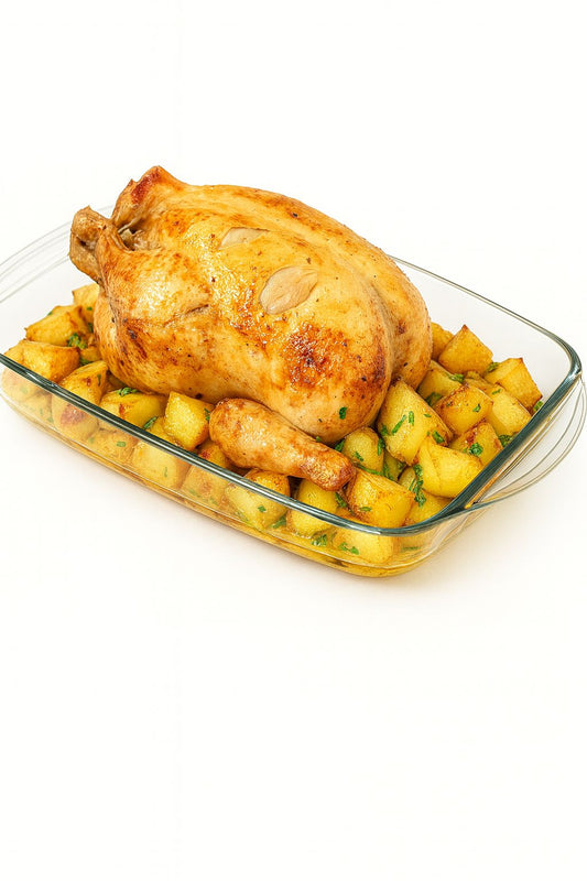 Oven-Roasted Chicken with Potatoes 🍗🔥
